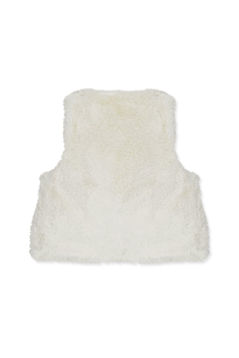 Gilet - Ecru Imitation fourrure - Image principale