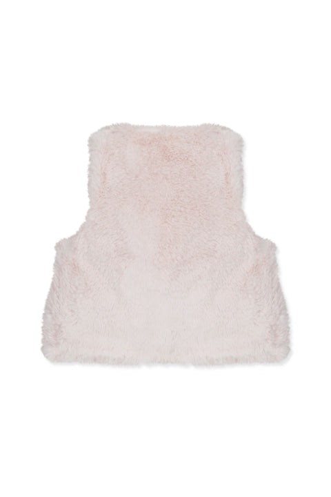 Gilet - Rose pale Imitation fourrure - Image principale