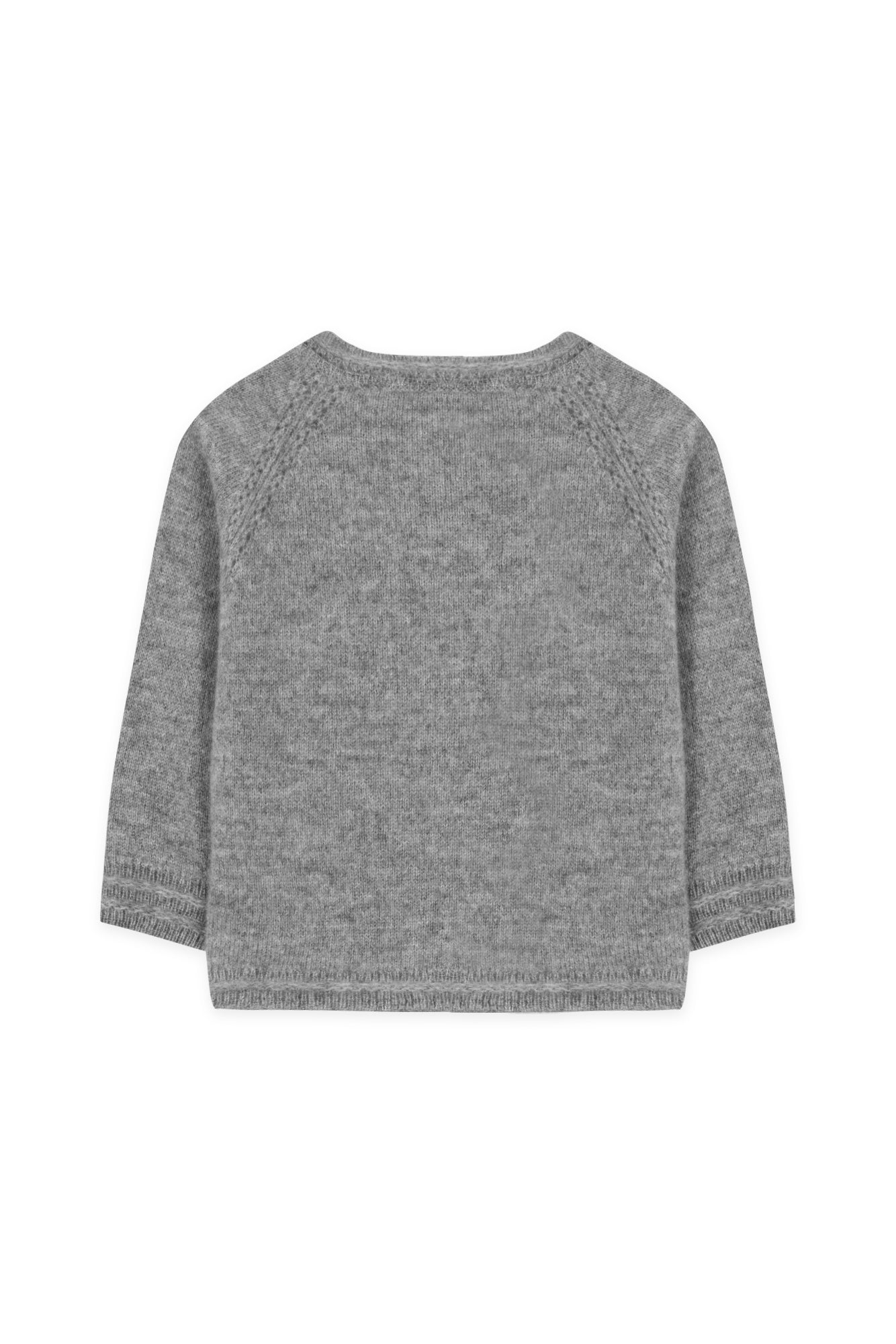 Cardigan - Grey 100% Cashmere