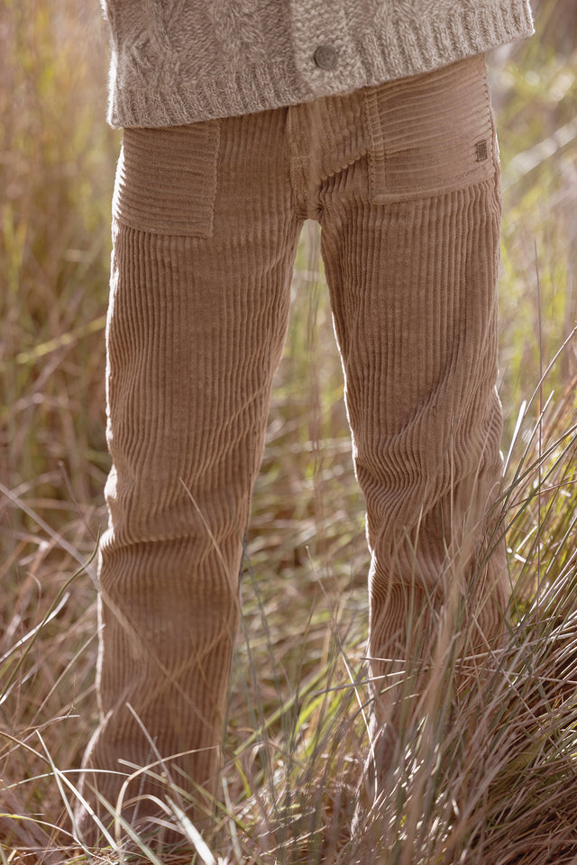 Broek - Bruin Corduroy - Image principale