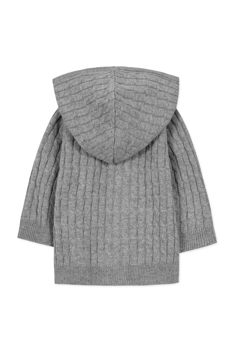 Gilet - Grigio melange maglia torta - Image principale