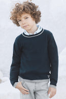 Jersey - Azul marino TC 100% Cachemira