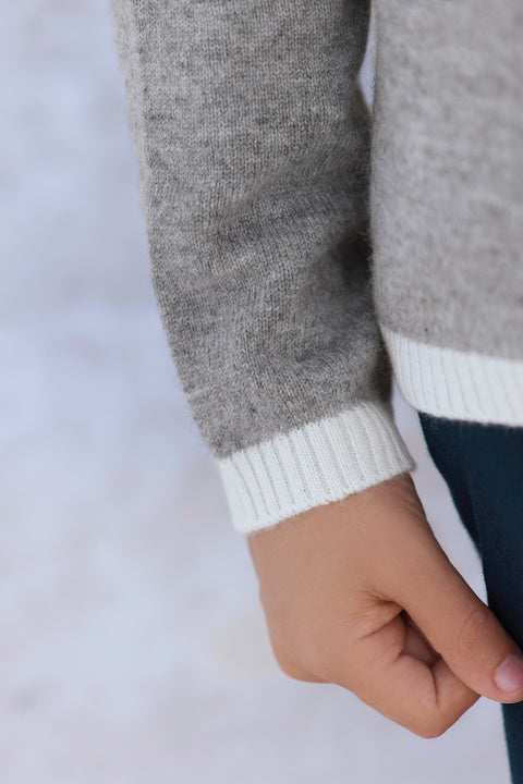 Pull - Gris TC 100% Cachemire - Image principale