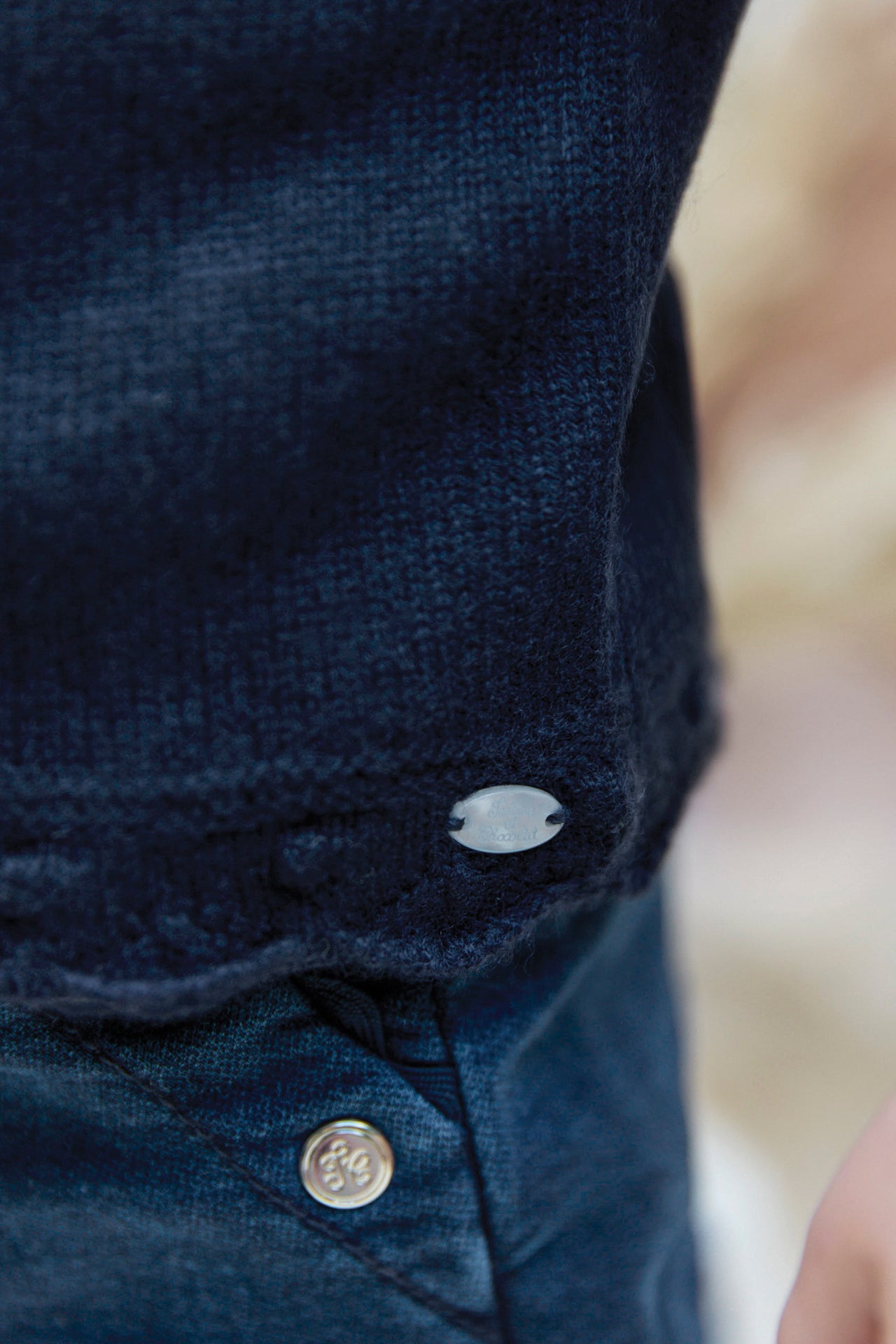 Cardigan - Navy Knitwear