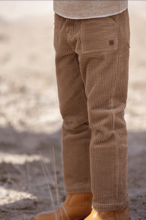 Broek - Bruin Corduroy - Image principale