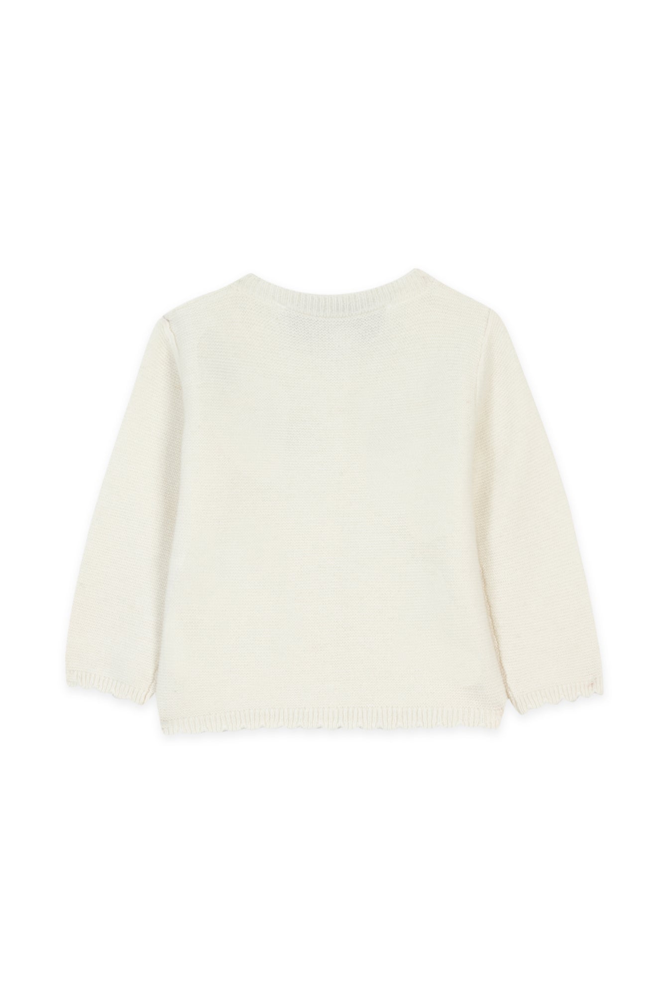 Cardigan - Ecru Embrodery flowery