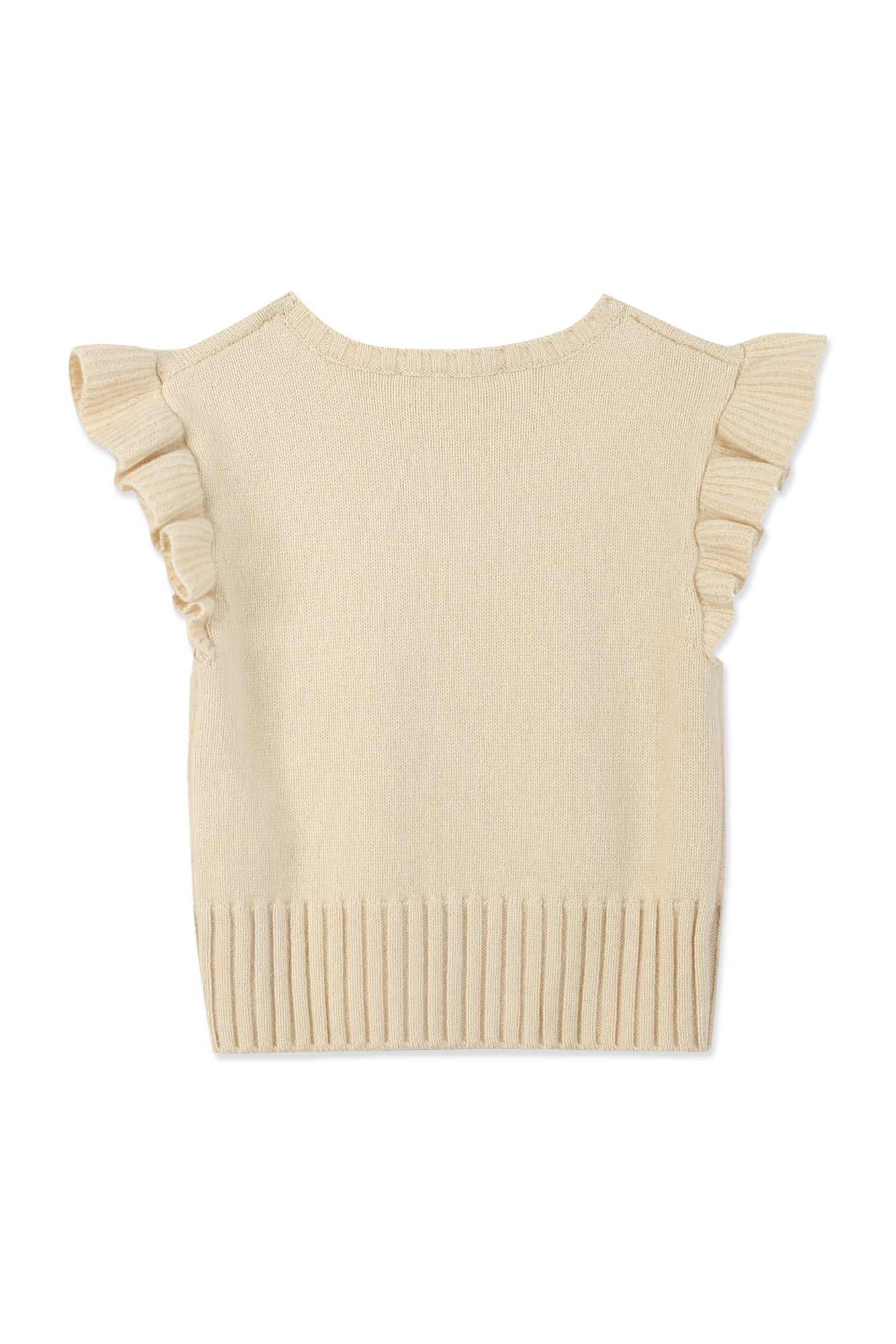 Trui Zandloos - Beige Gaas pluizig