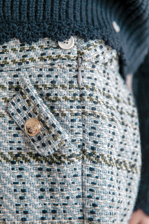 Short - Groen tweed - Image principale