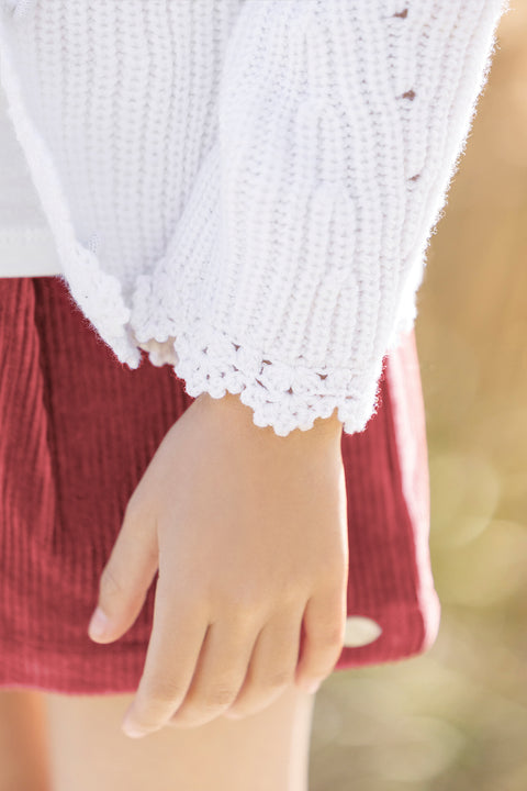 Cardigan - Ecru maille - Image principale