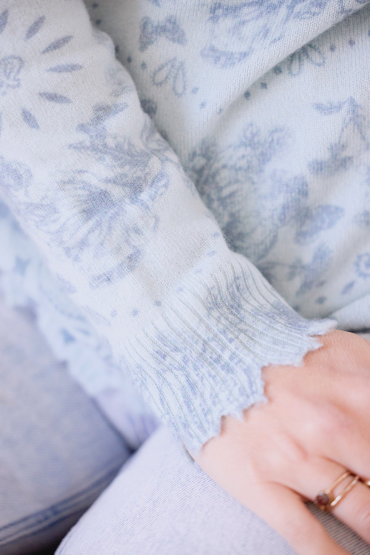 Trui Vrouwen  - Blauw Kujten X Tartine et Chocolat