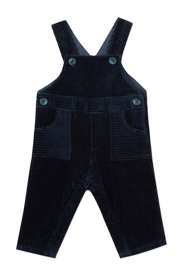 Salopette - Blu navy velluto a coste - Image principale