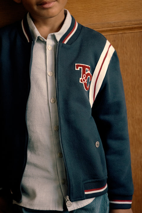 Chemise - Bleu pied de poule - Image principale