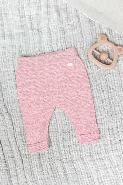 Legging - Rose pâle maille - Image principale