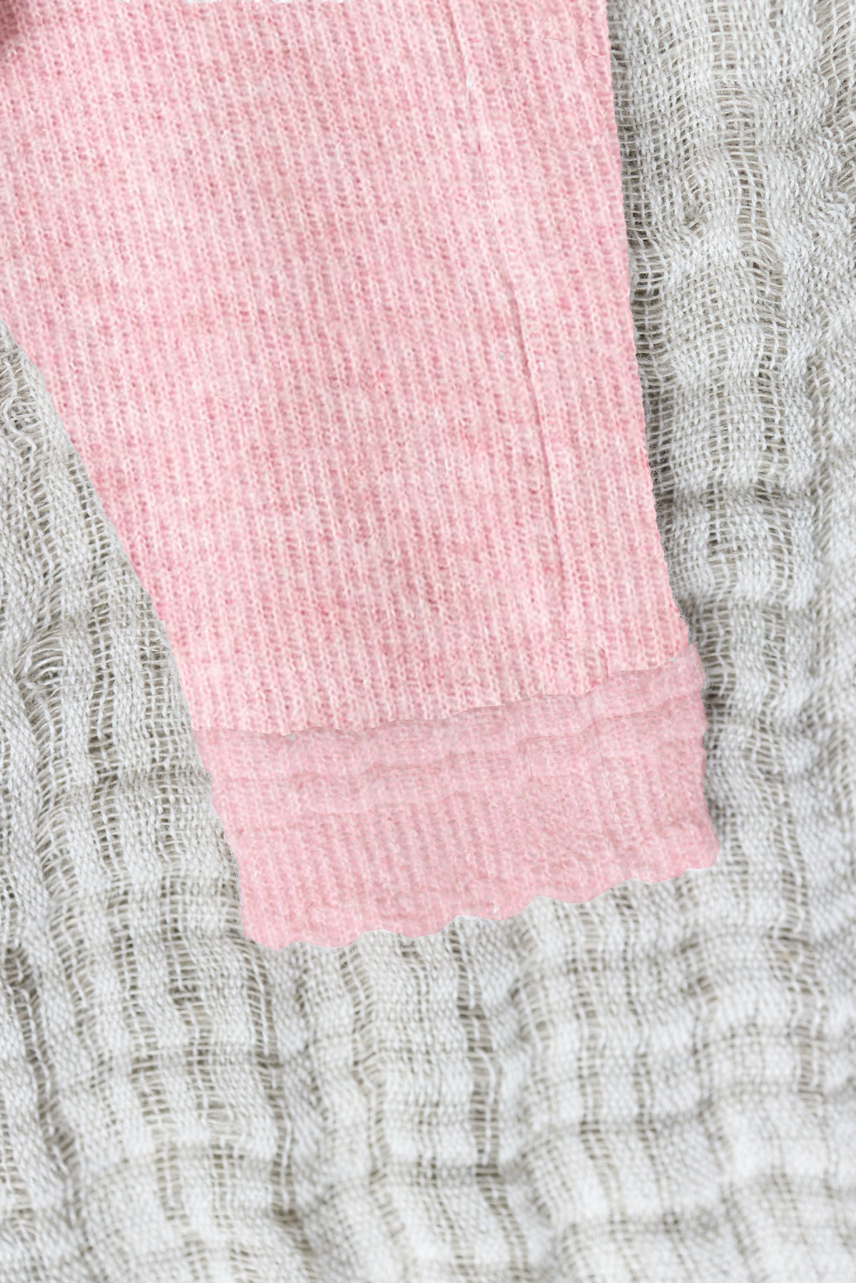 Legging - Rosa pálido de punto
