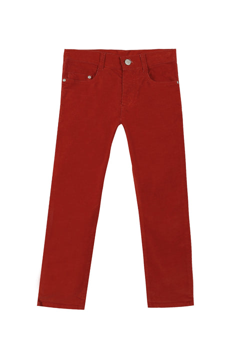 Broek - Rood Velours - Image principale