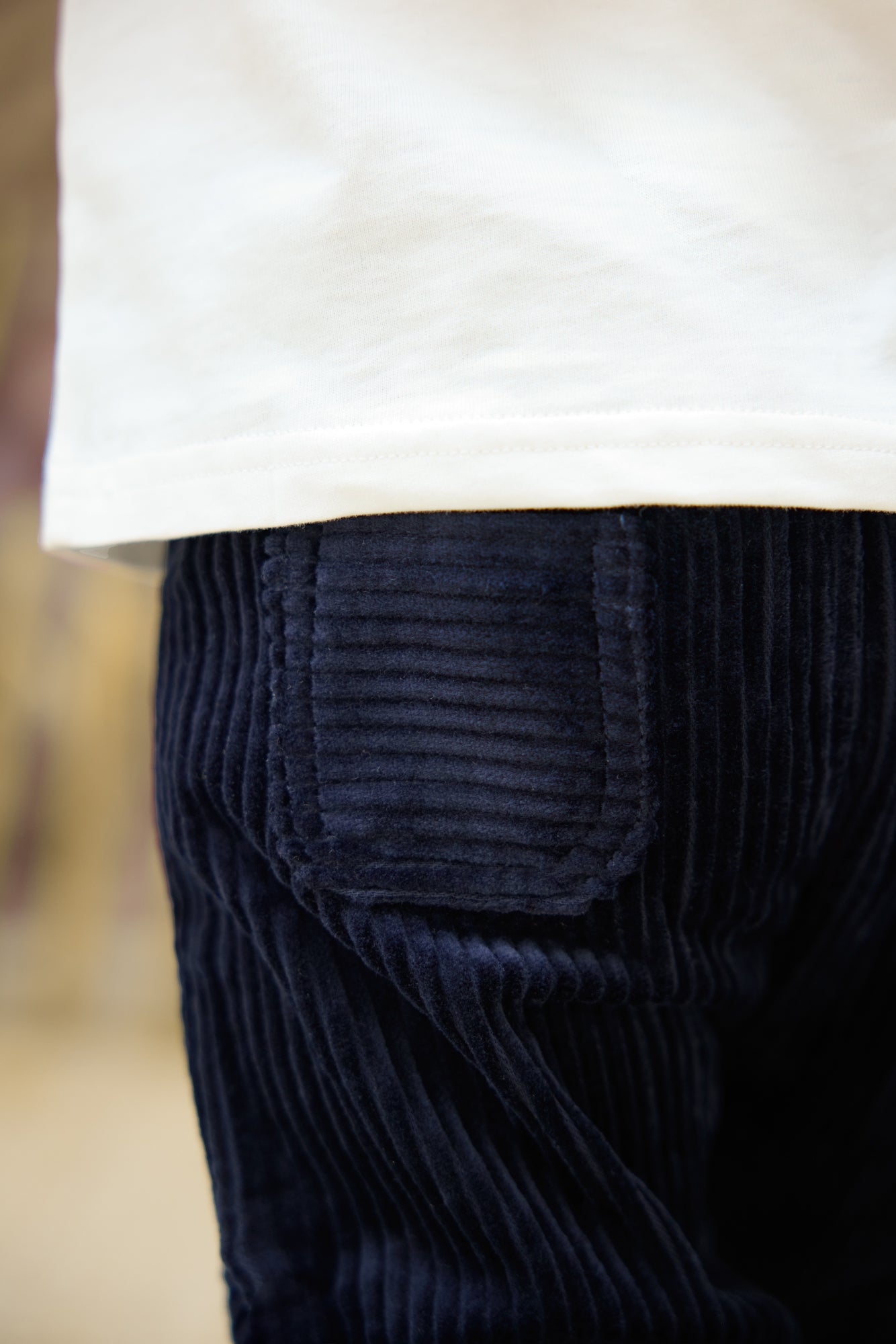 Hosen - Marineblau Cord