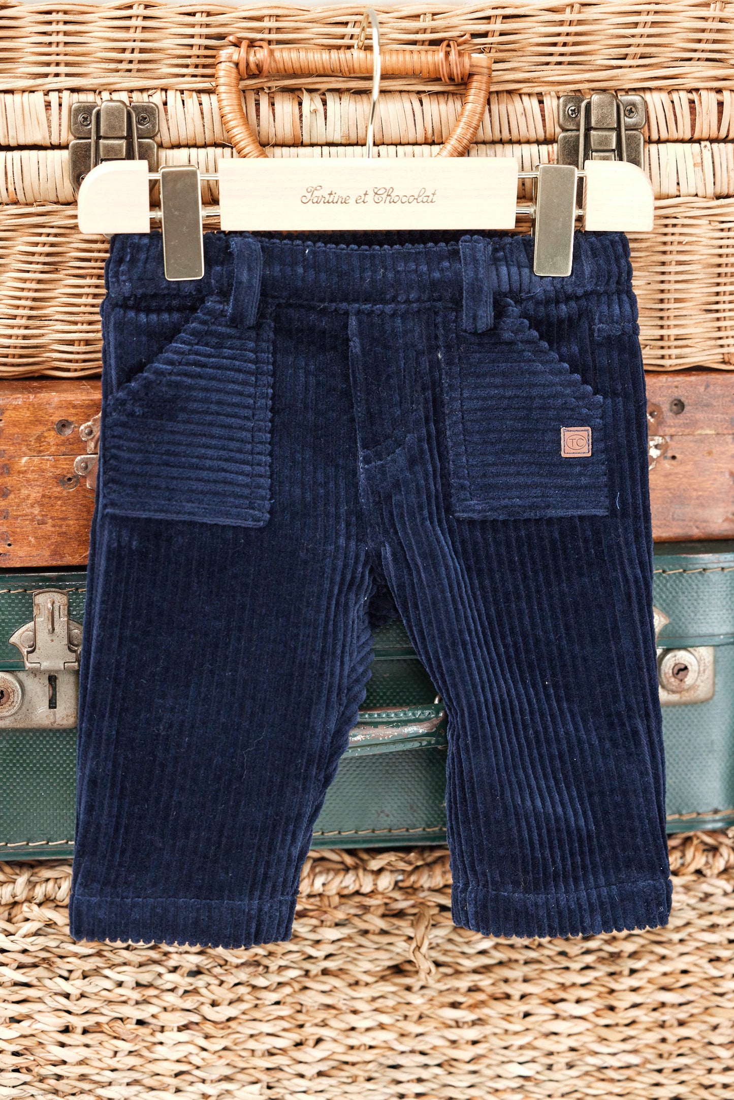 Hosen - Marineblau Cord