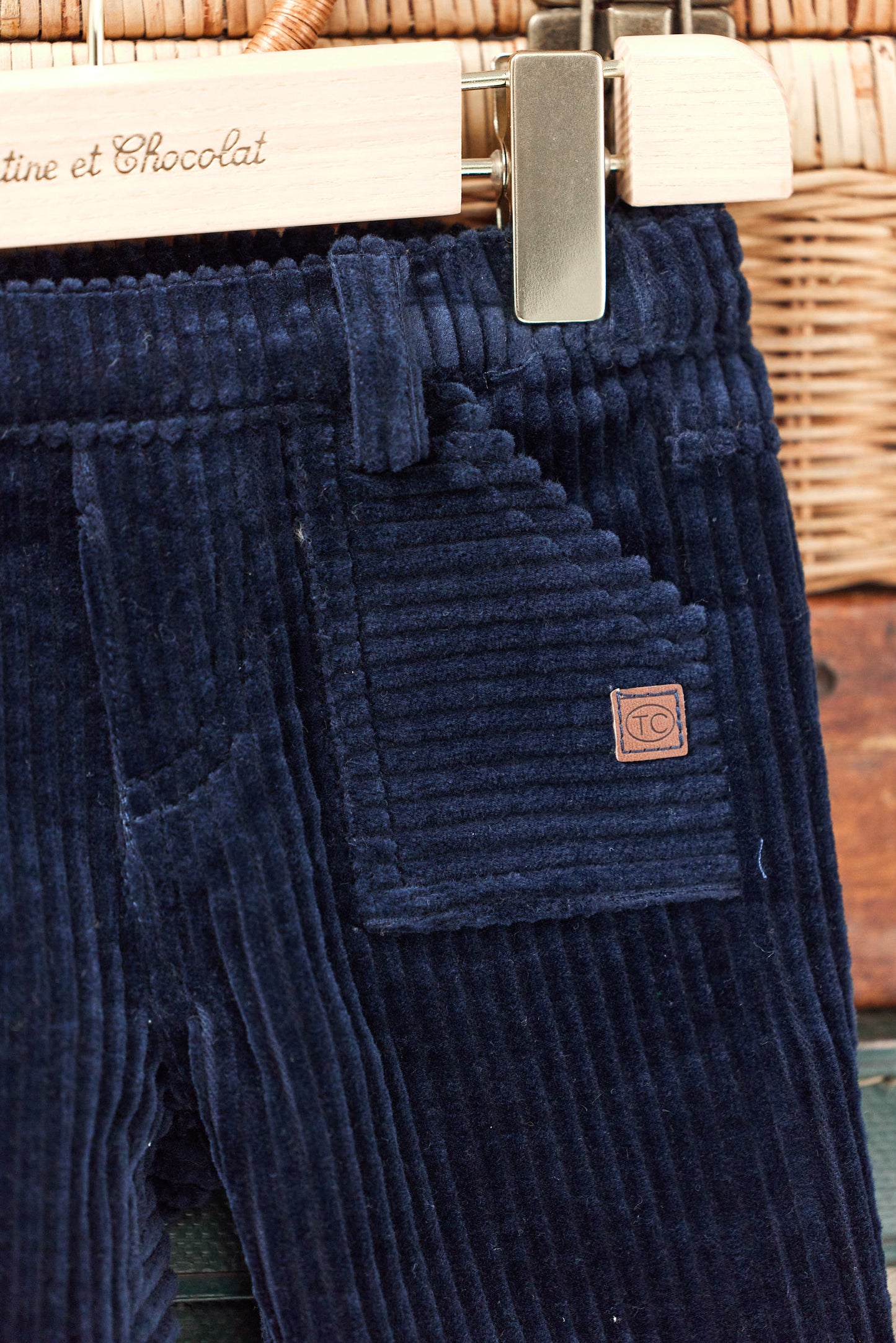 Hosen - Marineblau Cord