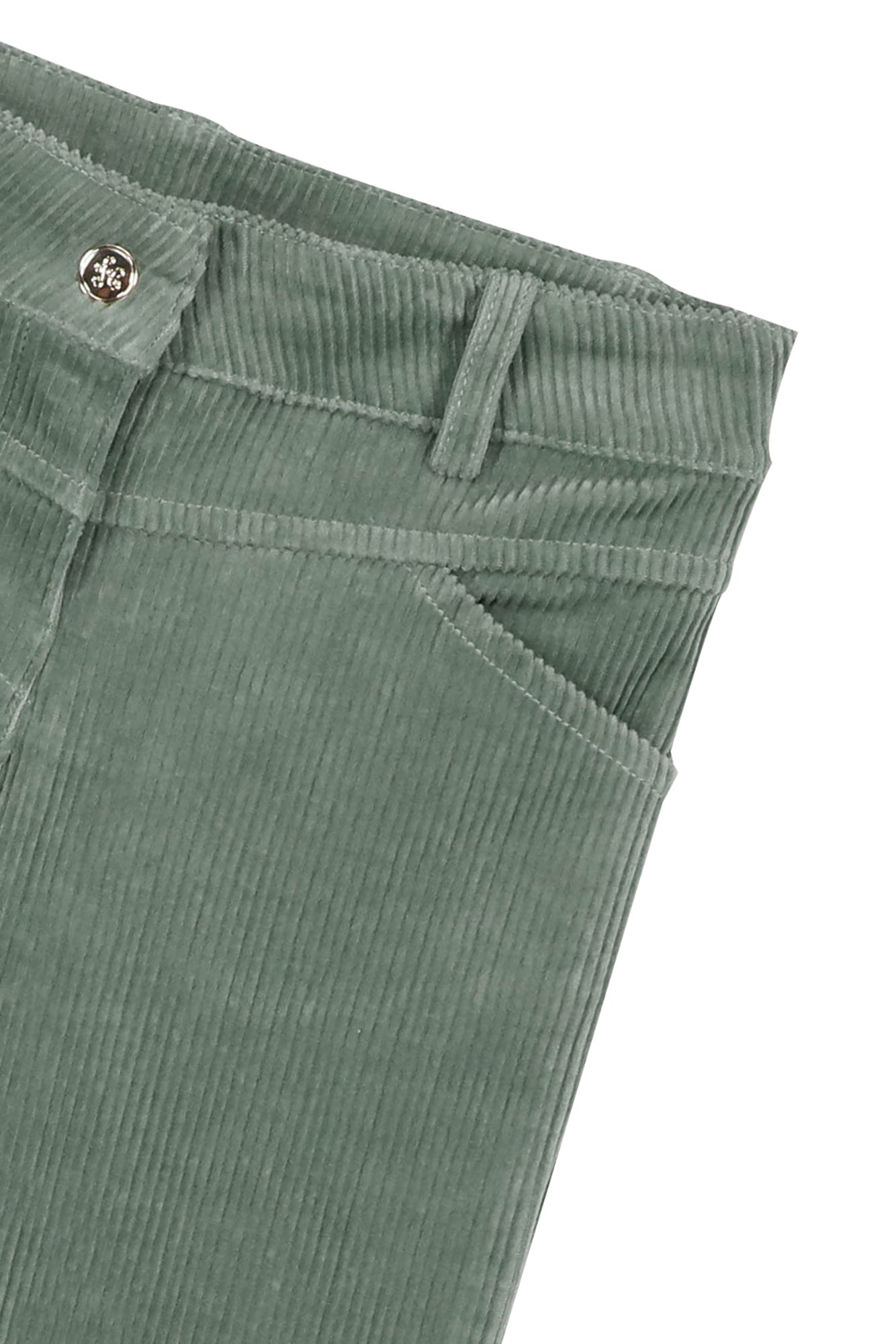 Broek - Groen Corduroy