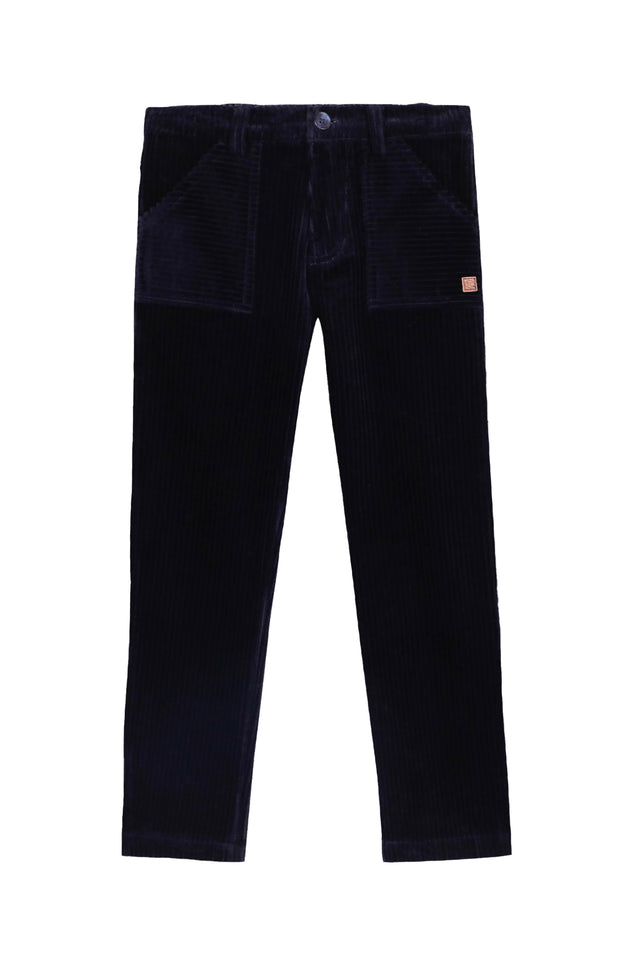 Trousers - Navy Corduroy - Image principale