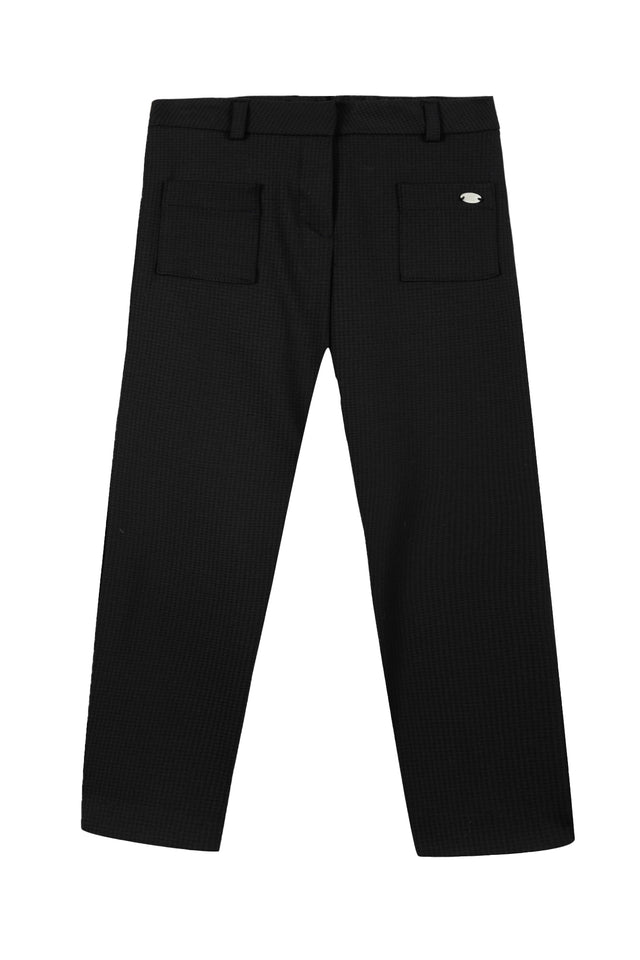 Hose - Marineblauer Hahnentritt - Image principale