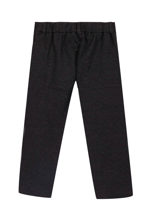 Pantalon - Gris anthracite pied de poule - Image principale