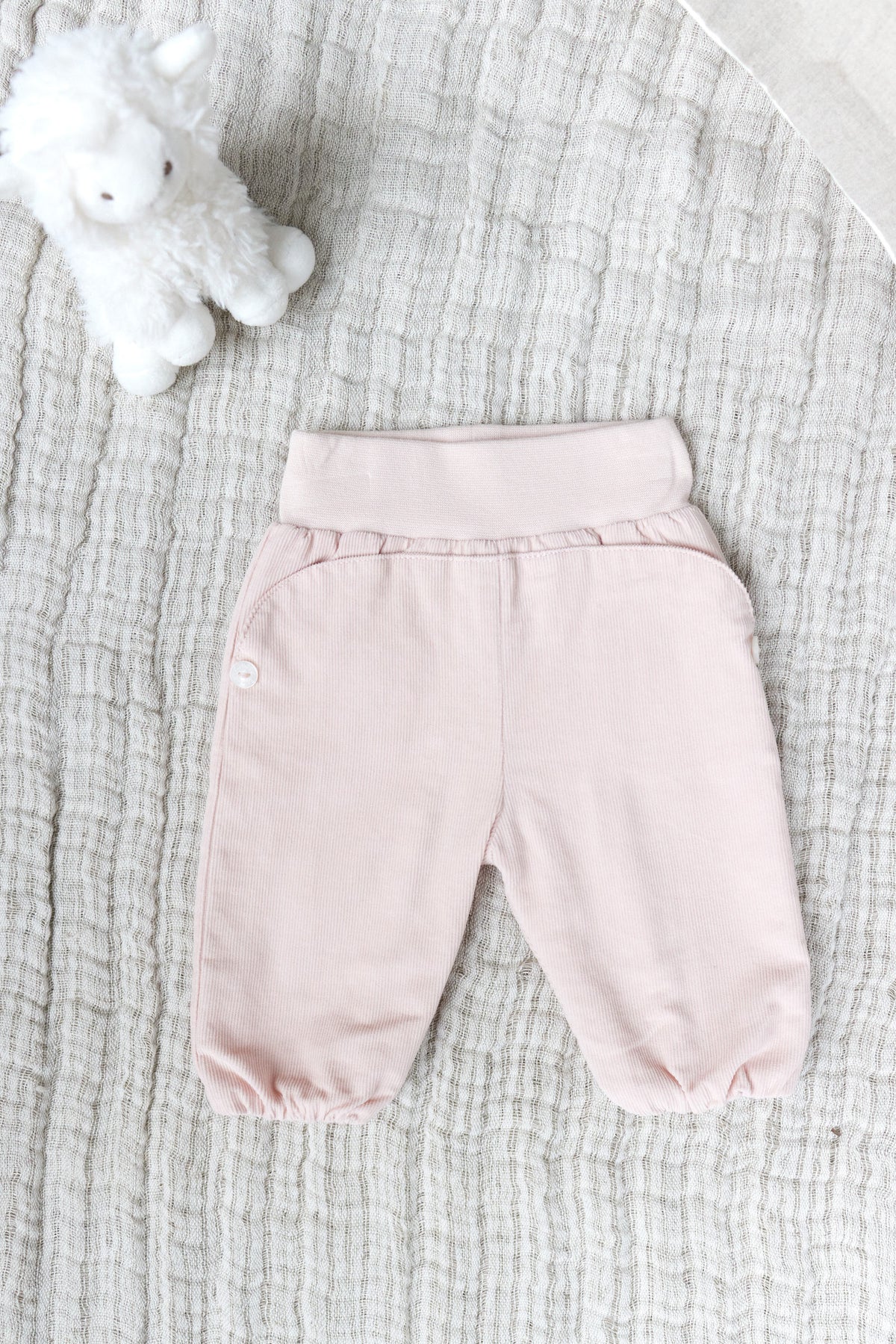 Broek - Lichtroze velours
