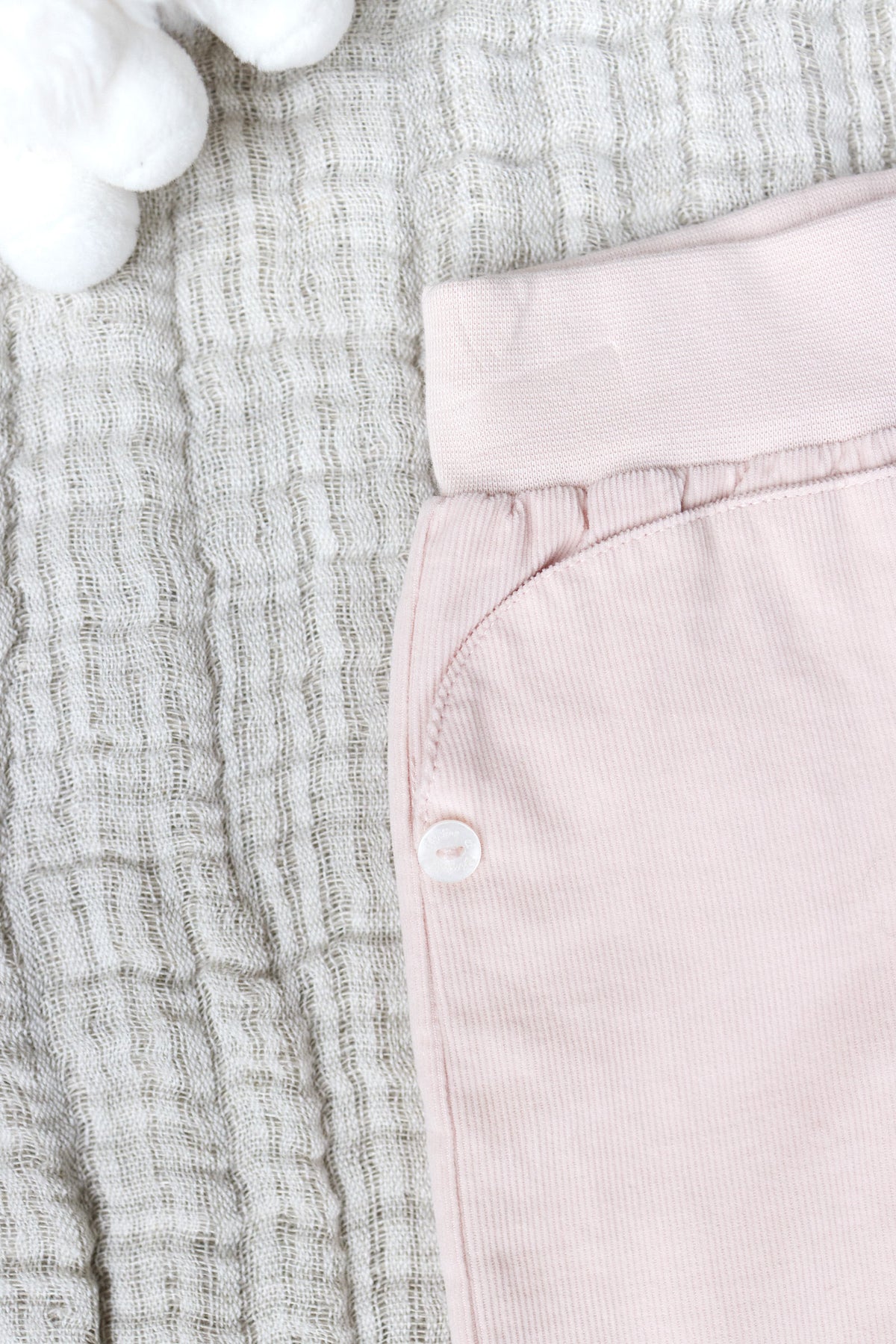 Broek - Lichtroze velours