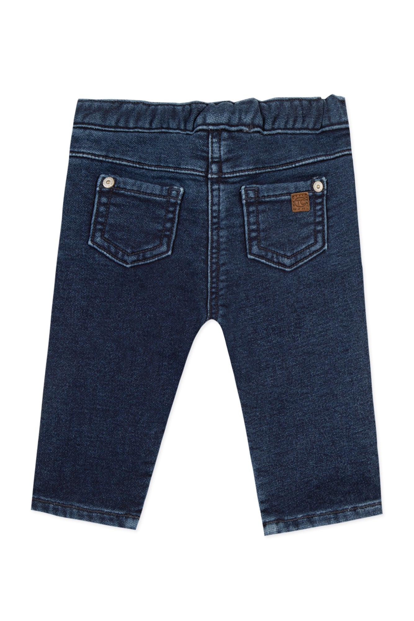 Jeans – Gerader Baumwolldenim Blau