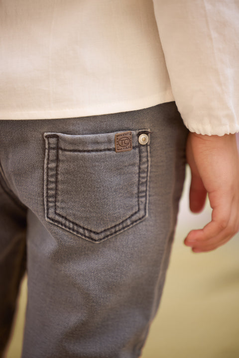 Jean - Denim gris chiné - Image principale