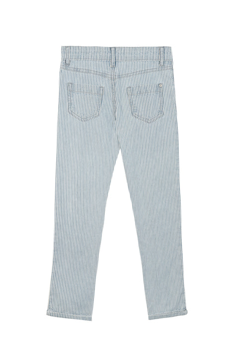 Trousers - Blue striped - Image principale