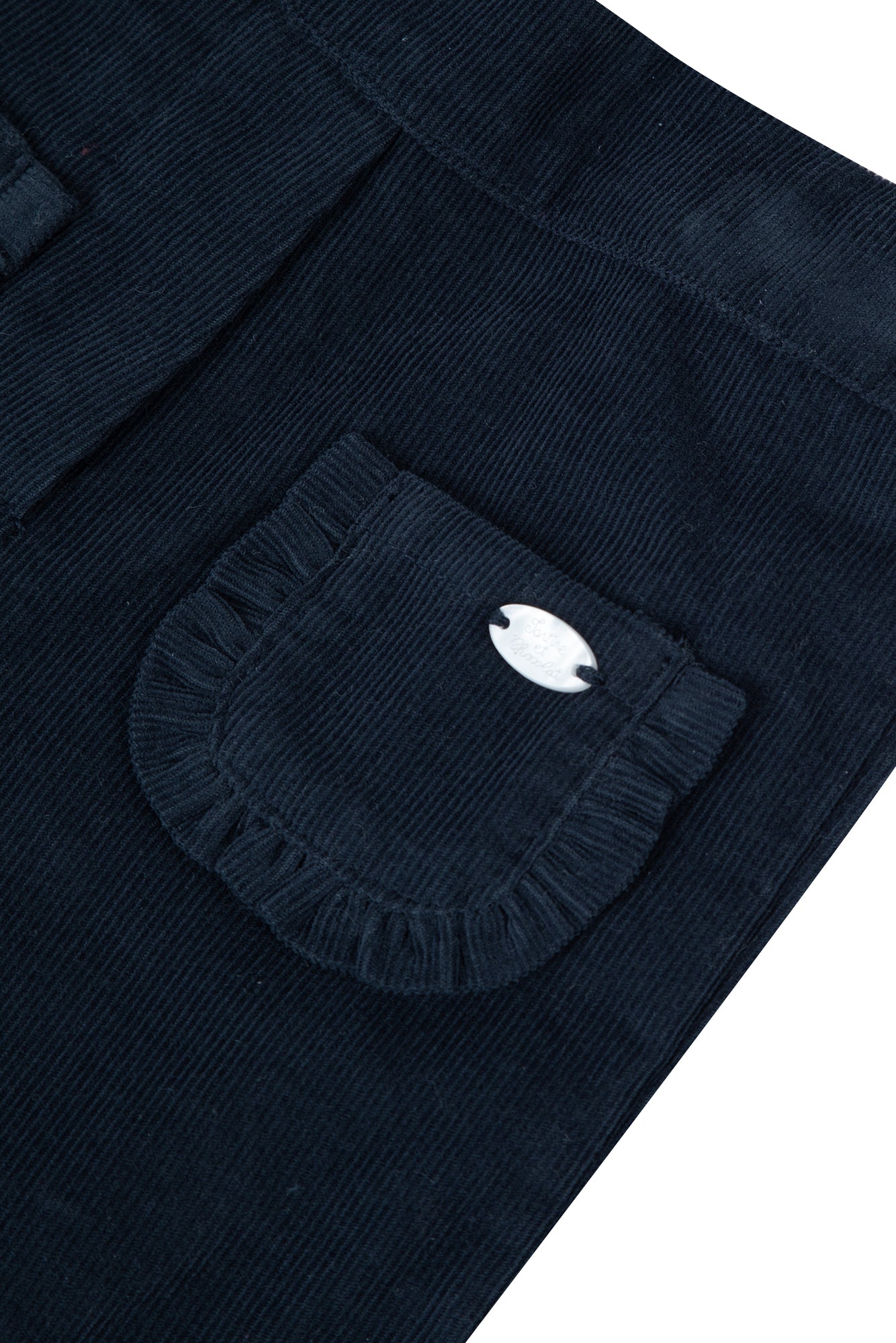 Pantaloni - Blu navy Velluto