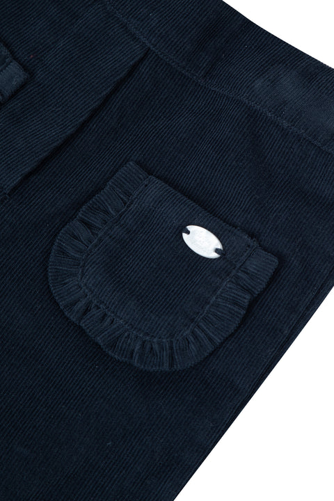 Hosen - Marineblau Samt - Image principale