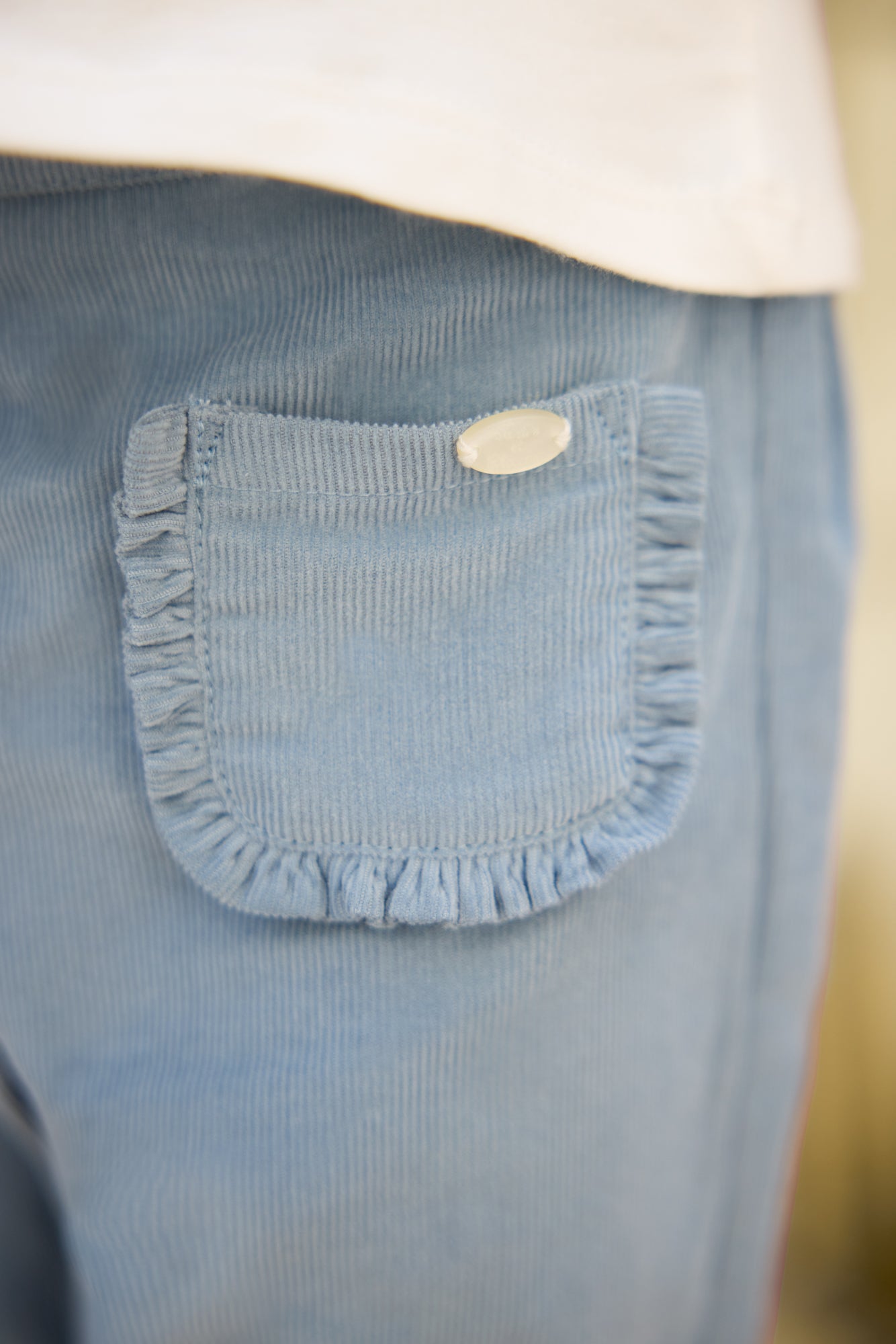 Broek - Blauw Velours