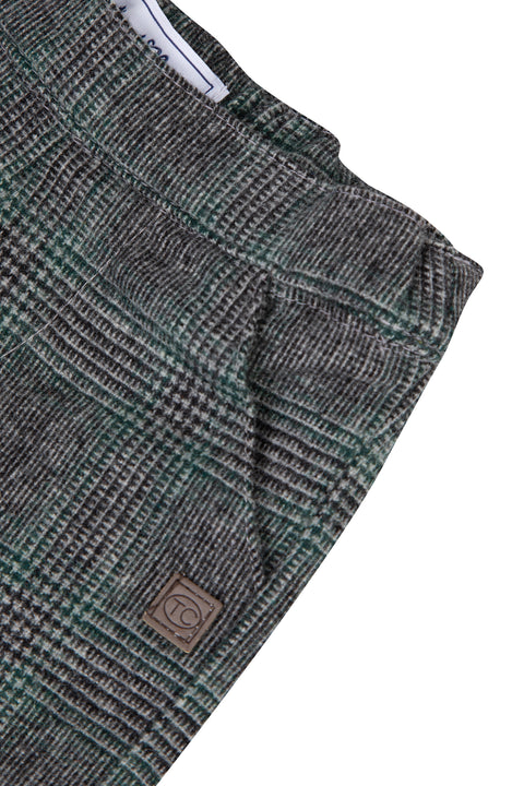 Trousers - Green wolotting Check - Image principale