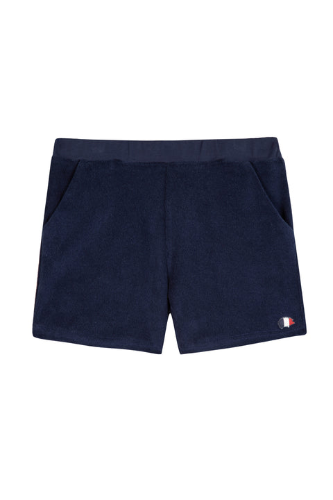 Pantaloncino - Blu navy dettagli tricolori - Image principale