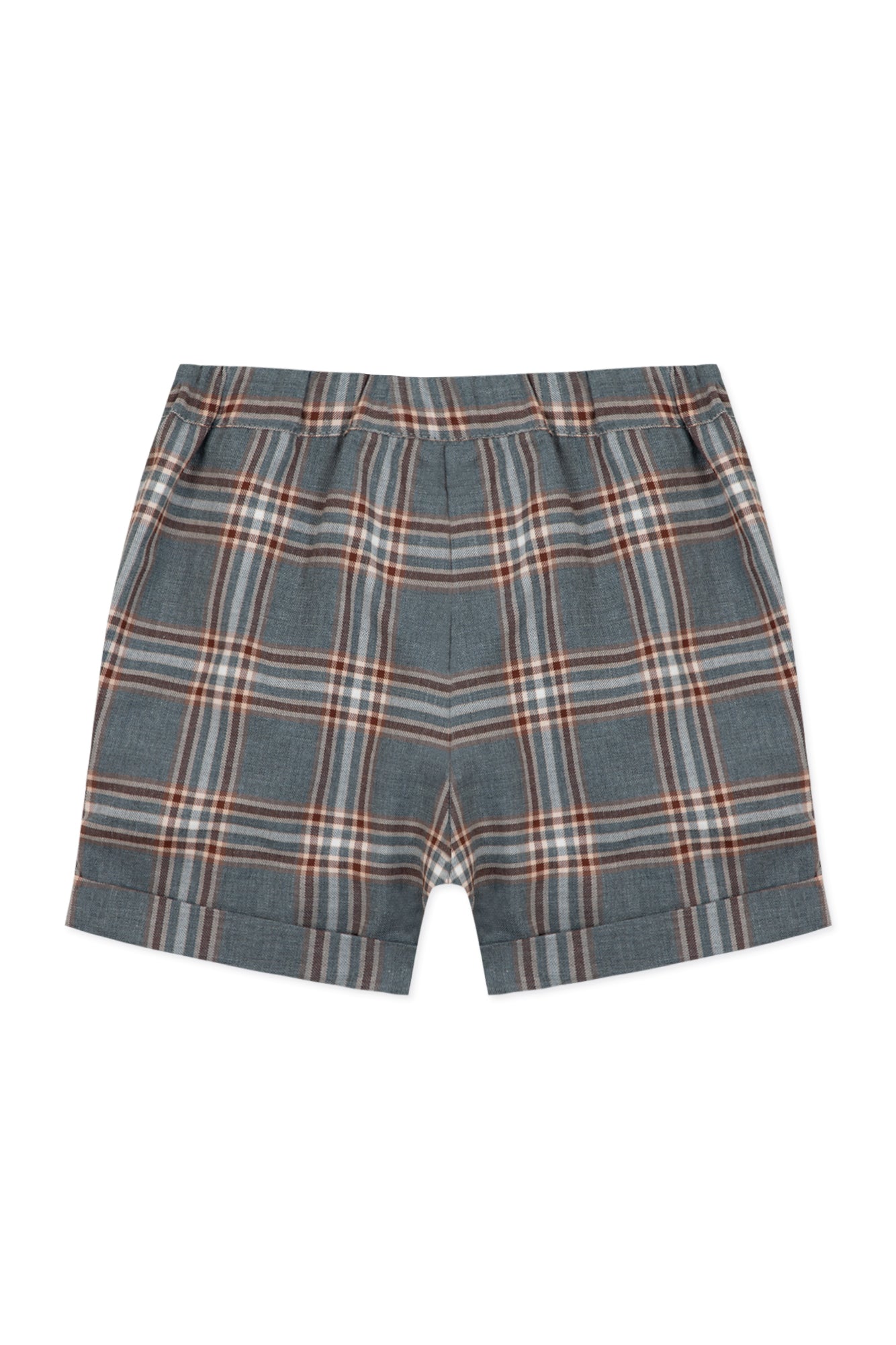 Short - Gris encorvado Cuadros