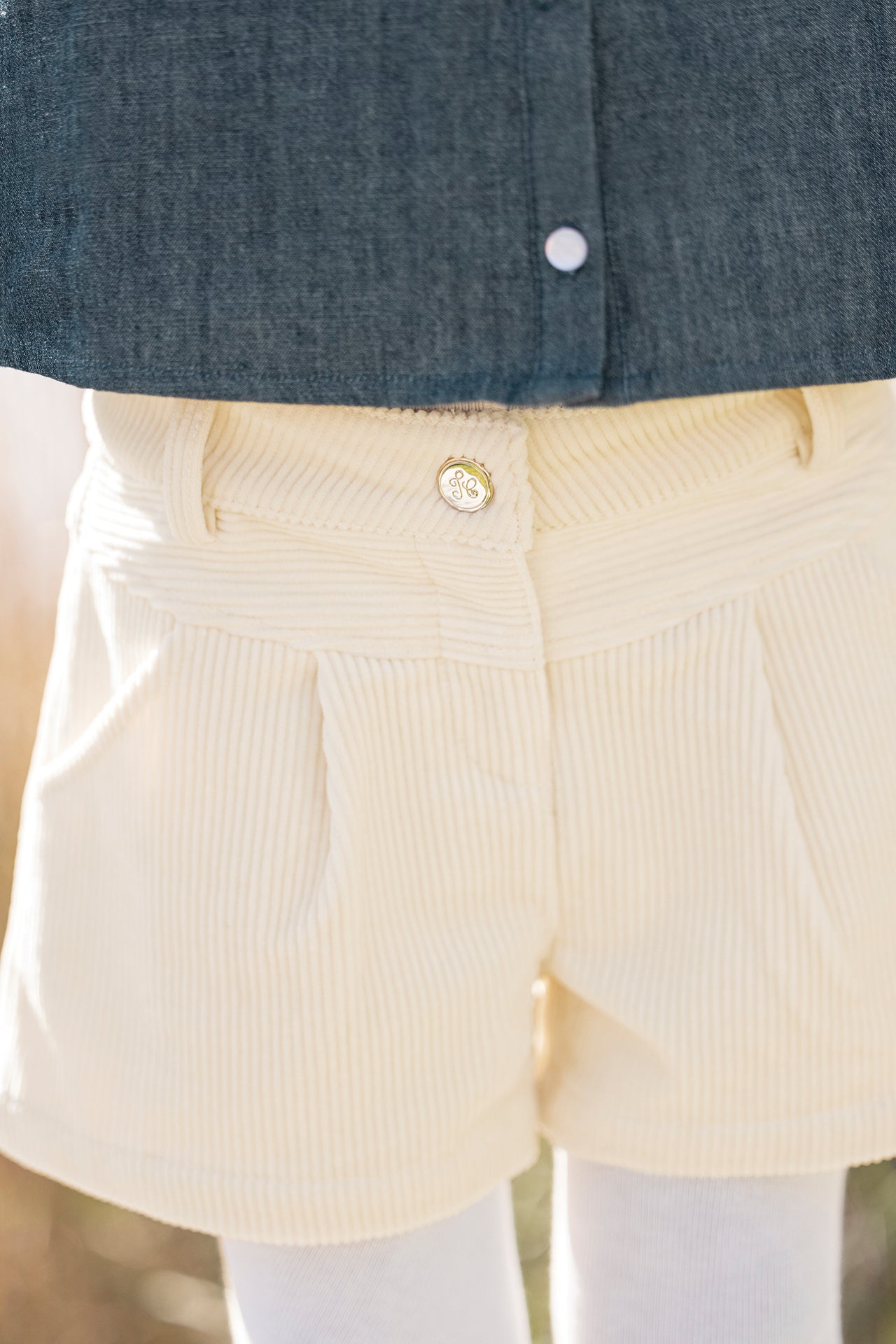 Short - Marfil en Terciopelo