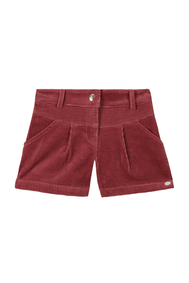 Short - Rose framboise en velours - Image principale