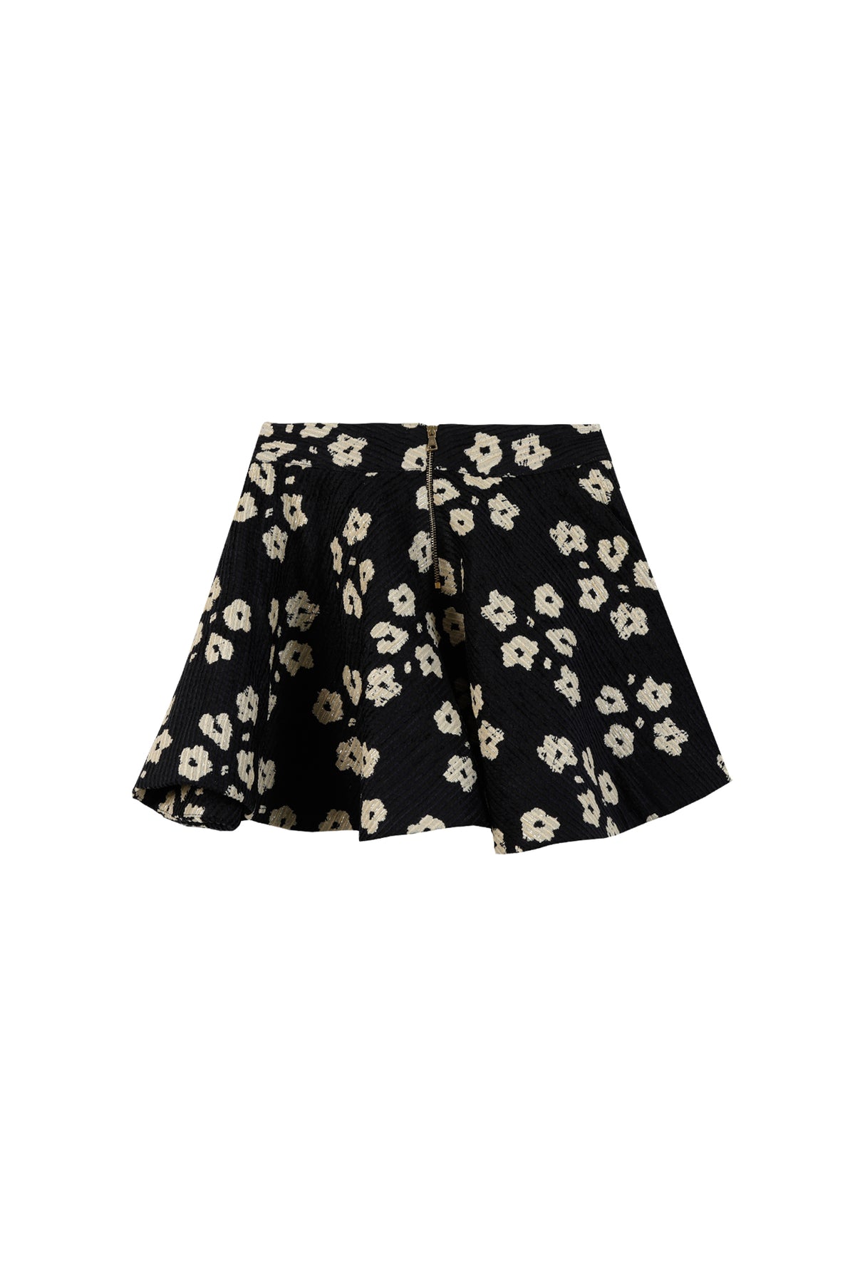 Rok - Navy met bloemen