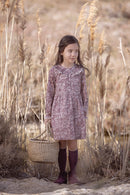 Kleid - Stoff Liberty Aubergine