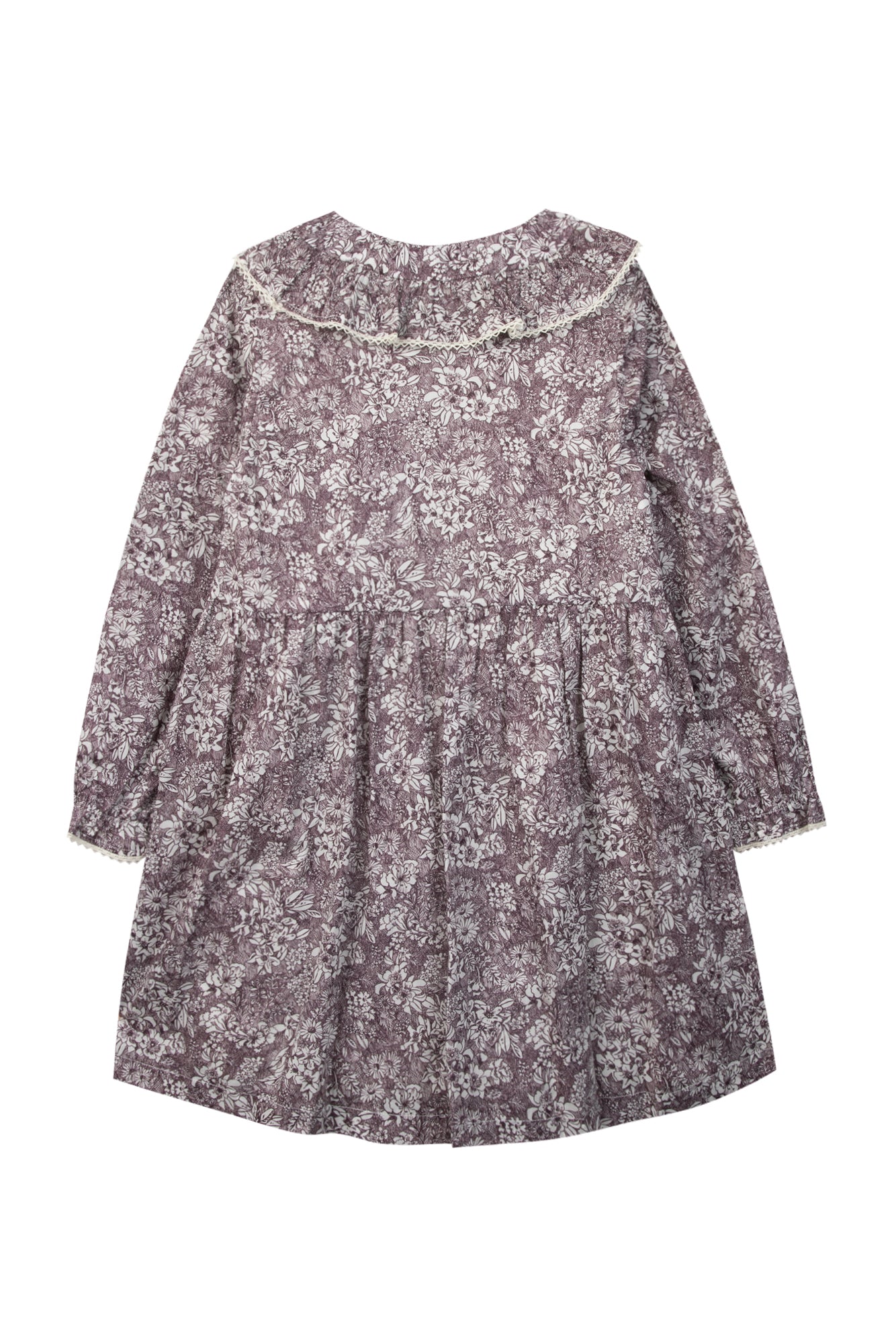 Kleid - Stoff Liberty Aubergine