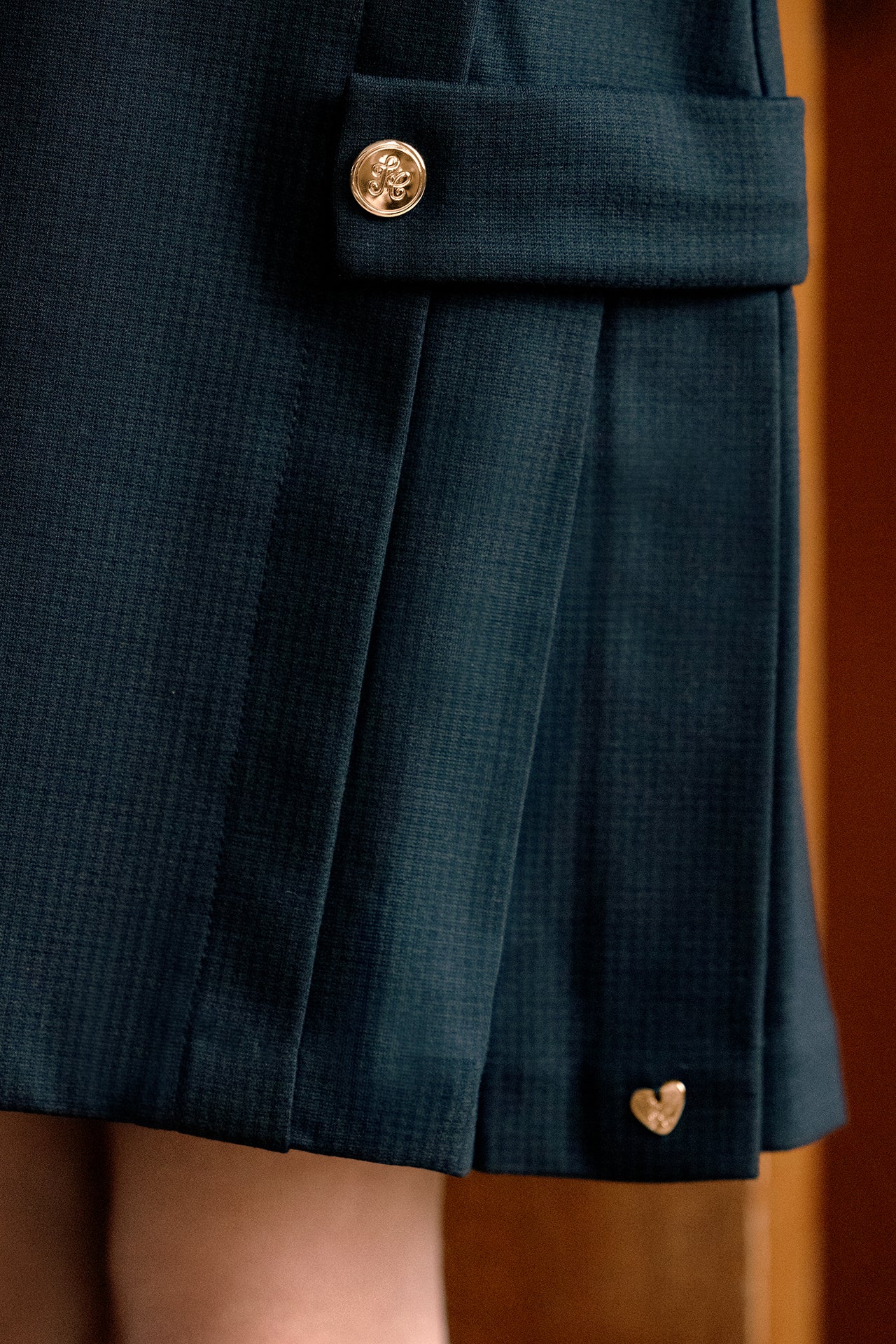 Jurk - Navy Halsband Veter