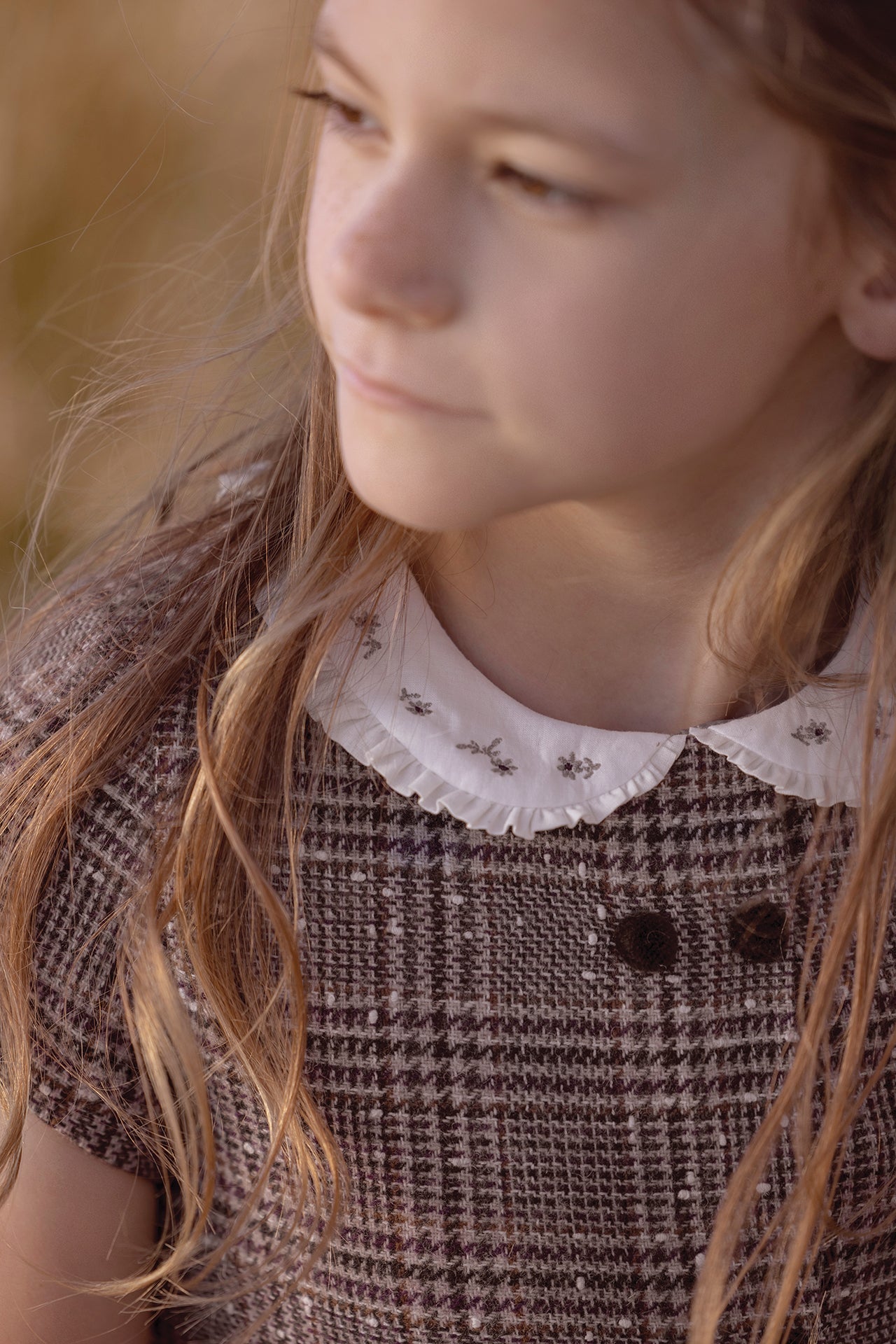 Kleid - grauer Prinz von Wales