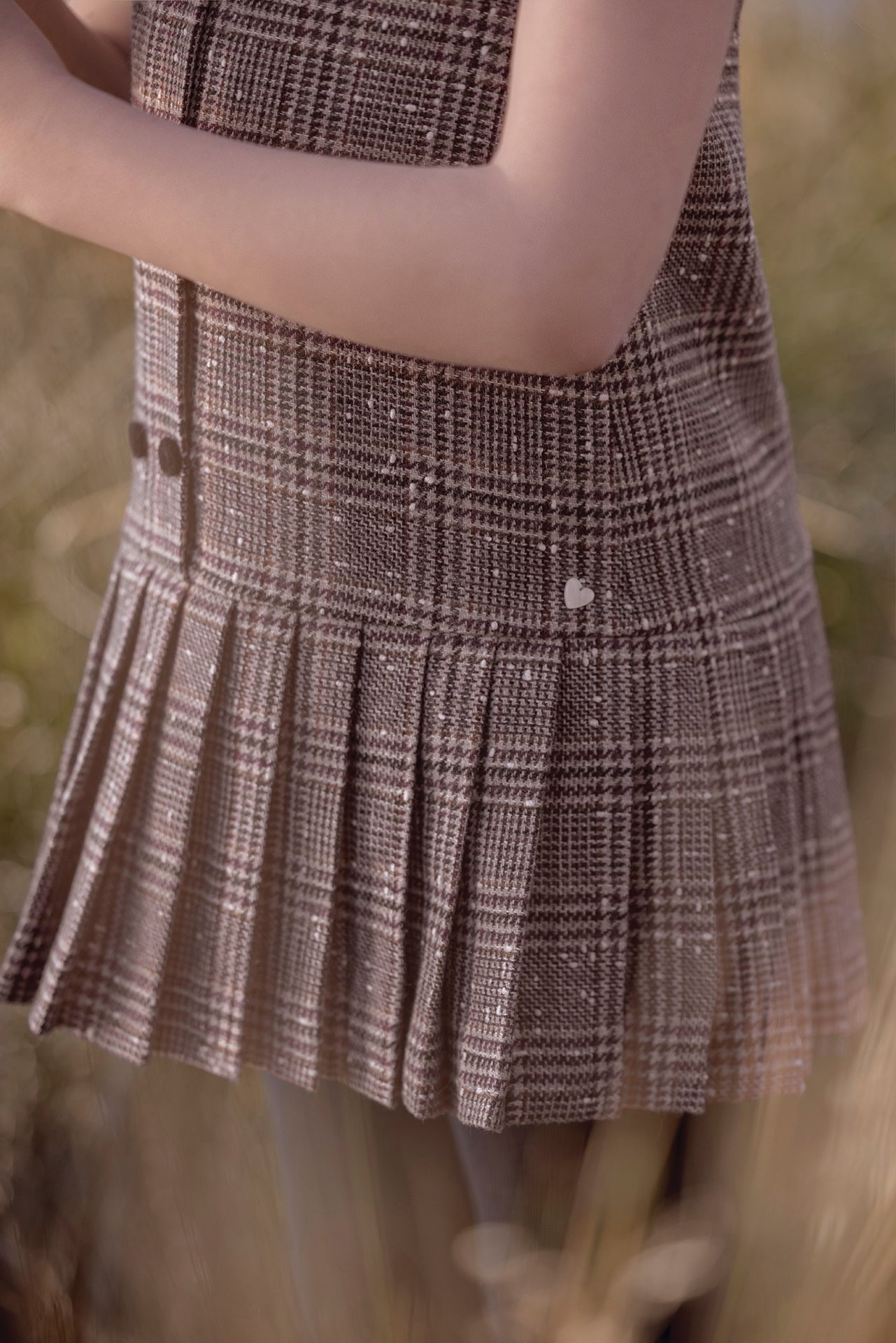 Kleid - grauer Prinz von Wales