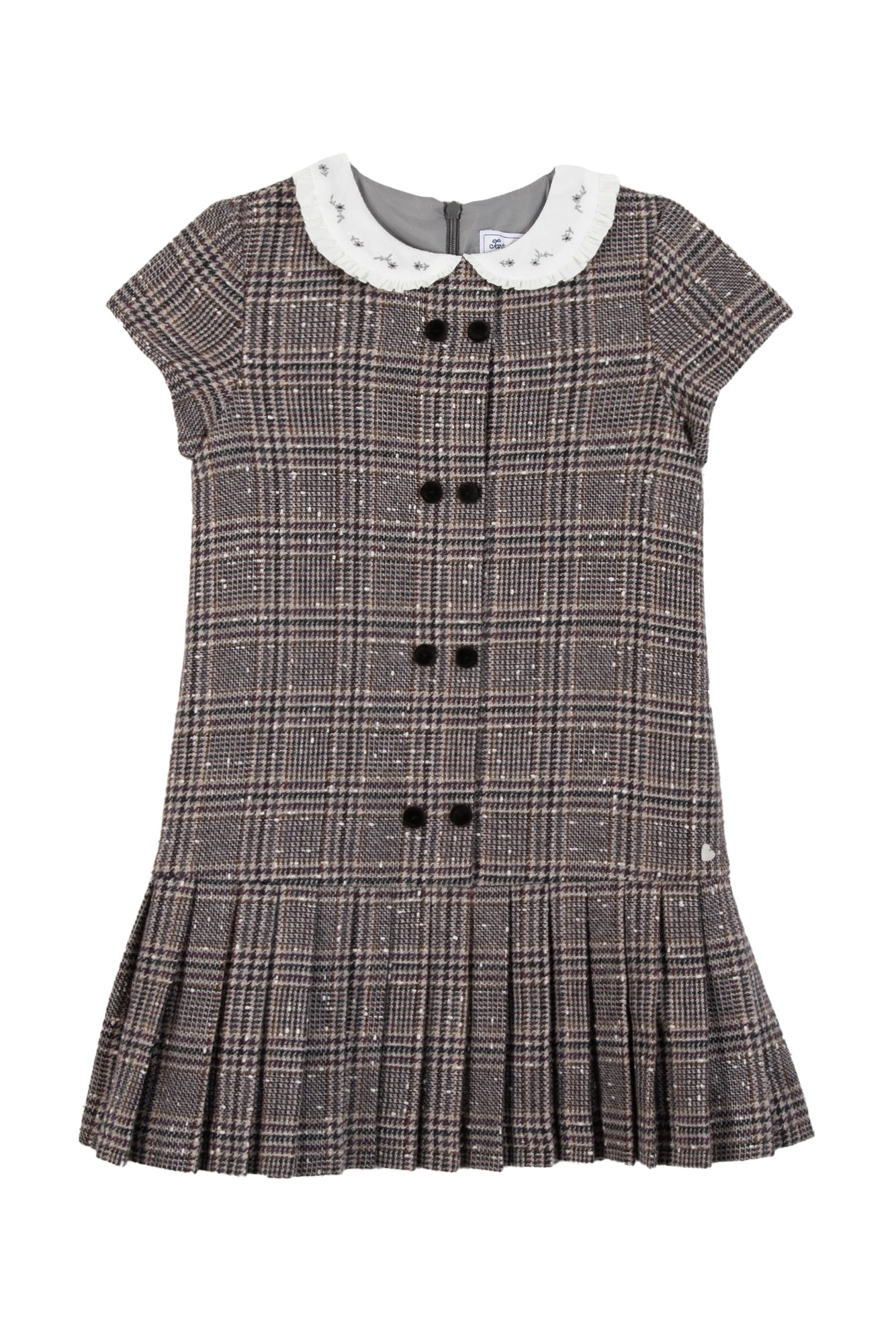 Robe - Grise prince de Galles fille