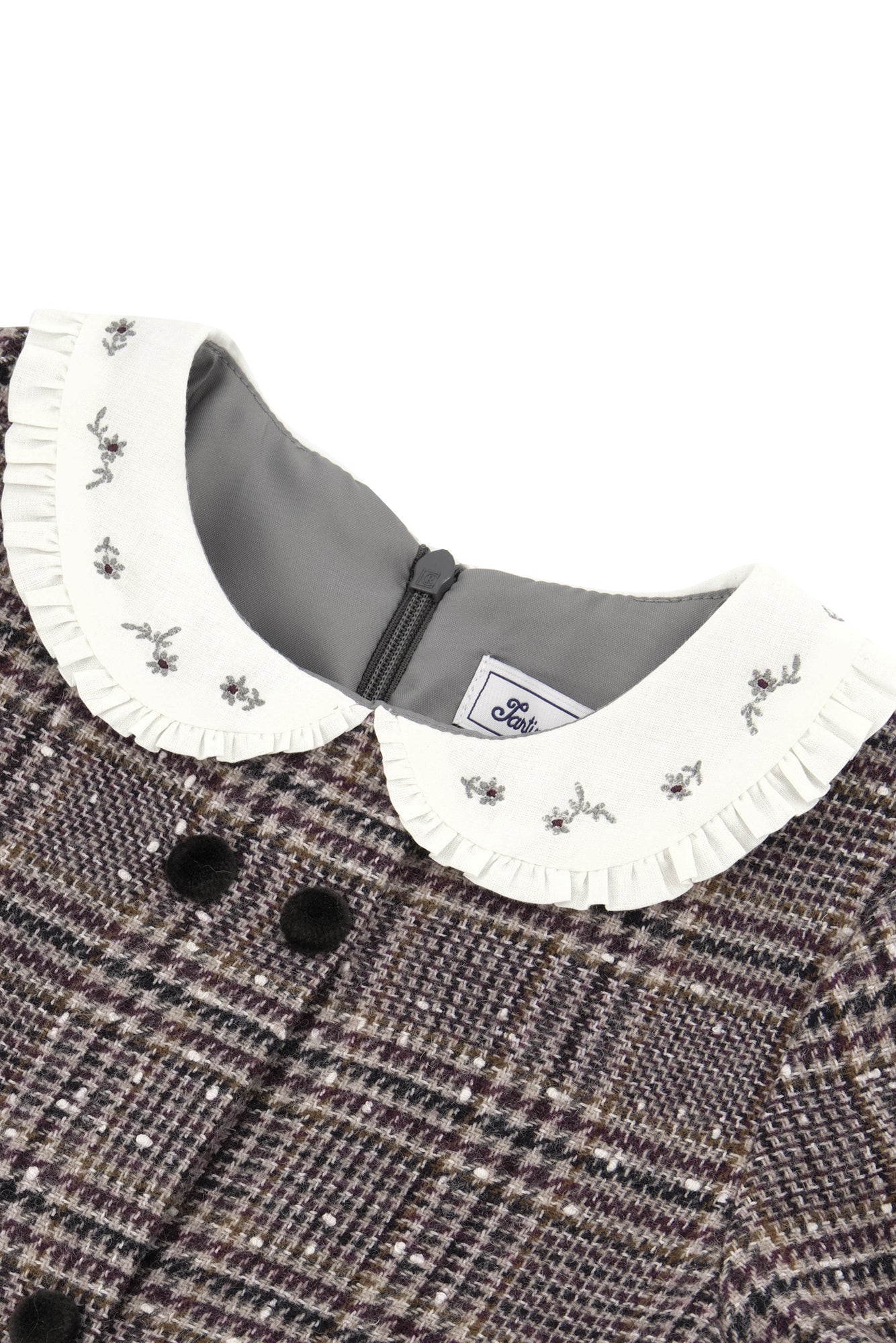 Kleid - grauer Prinz von Wales