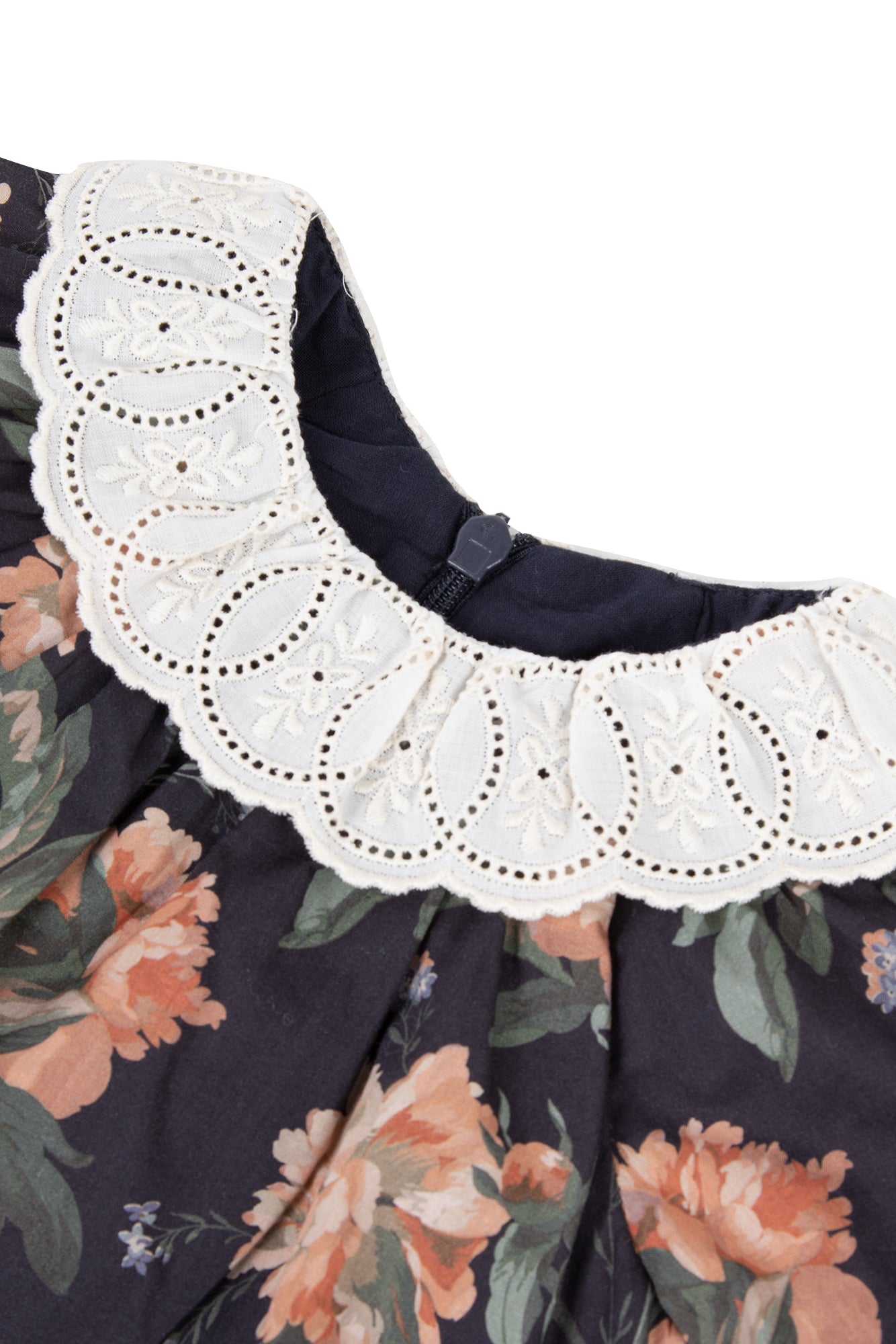 Vestito - Blu navy tessuto Liberty