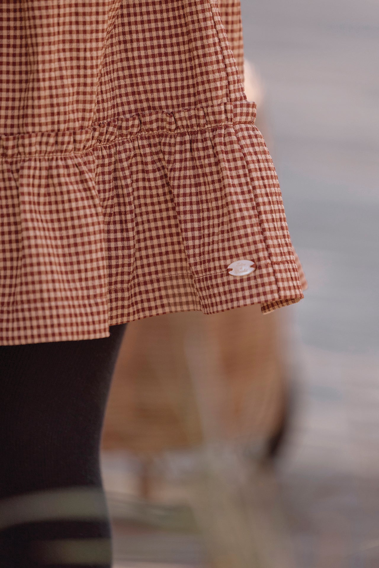 Robe - Rouge à carreaux