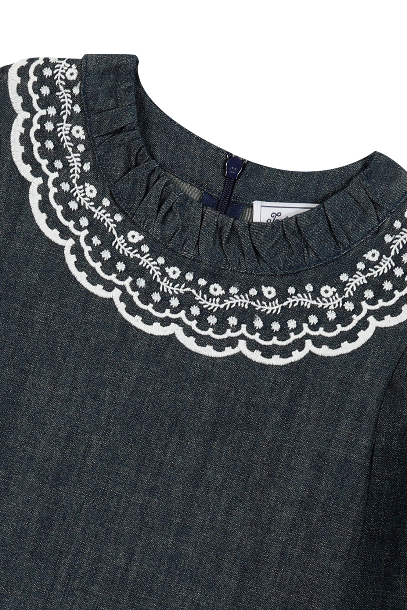 Vestito - Jeans Ricamo Inglese